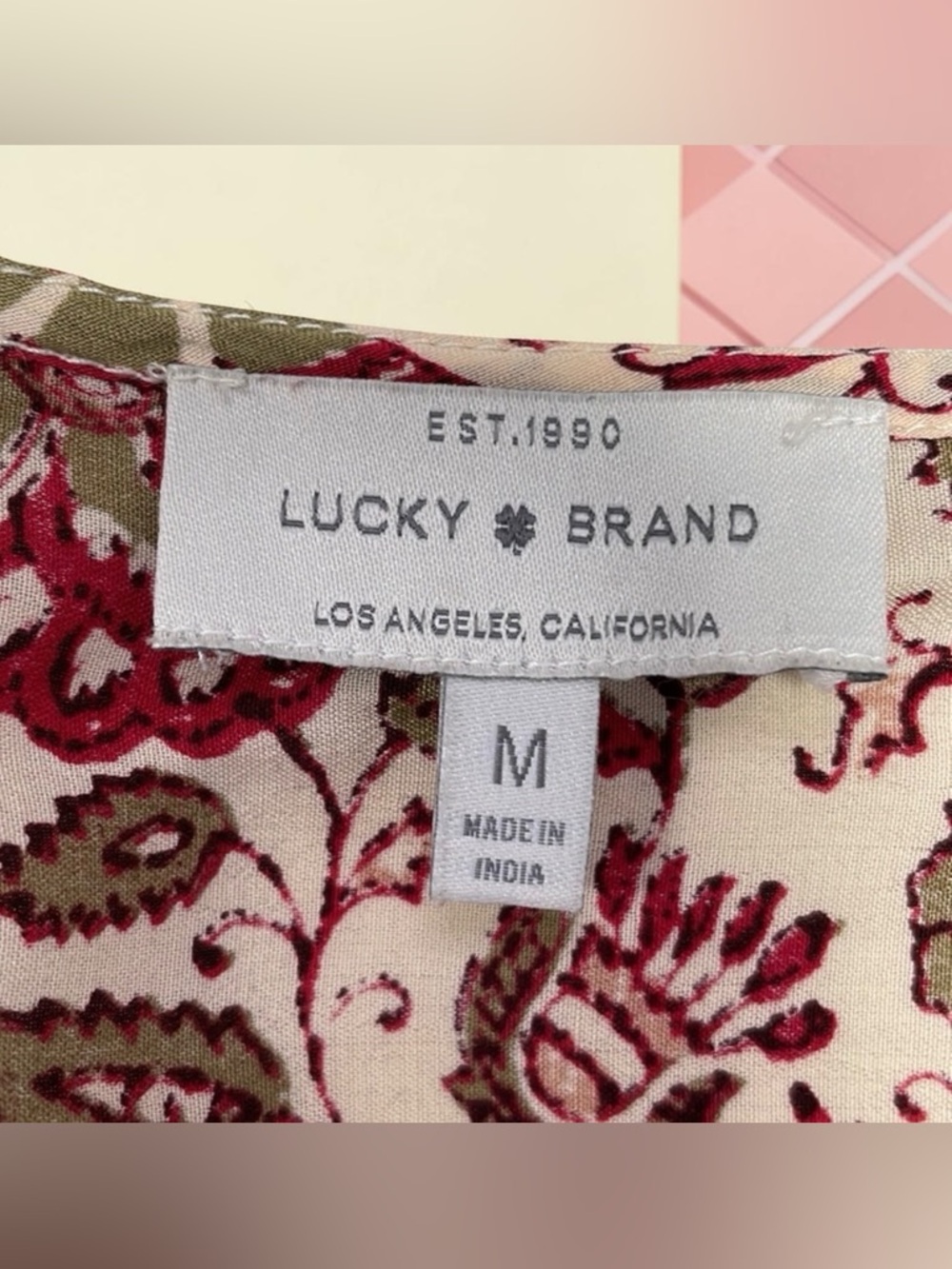 Lucky Brand Floral Boho Dress. Size Medium. Retails $119. - Picture 11 of 13